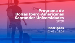 Inscrições abertas para o intercâmbio do Santander Universidades