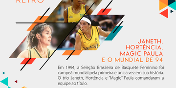 QUINTA RETRÔ: Hortência, Janeth, "Magic" Paula e o Mundial de 94