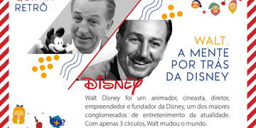 QUINTA RETRÔ: Walt, a mente por trás da Disney