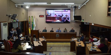 Turma de Direito do Uniftec participa de Workshop da Escola do Legislativo de Caxias do Sul